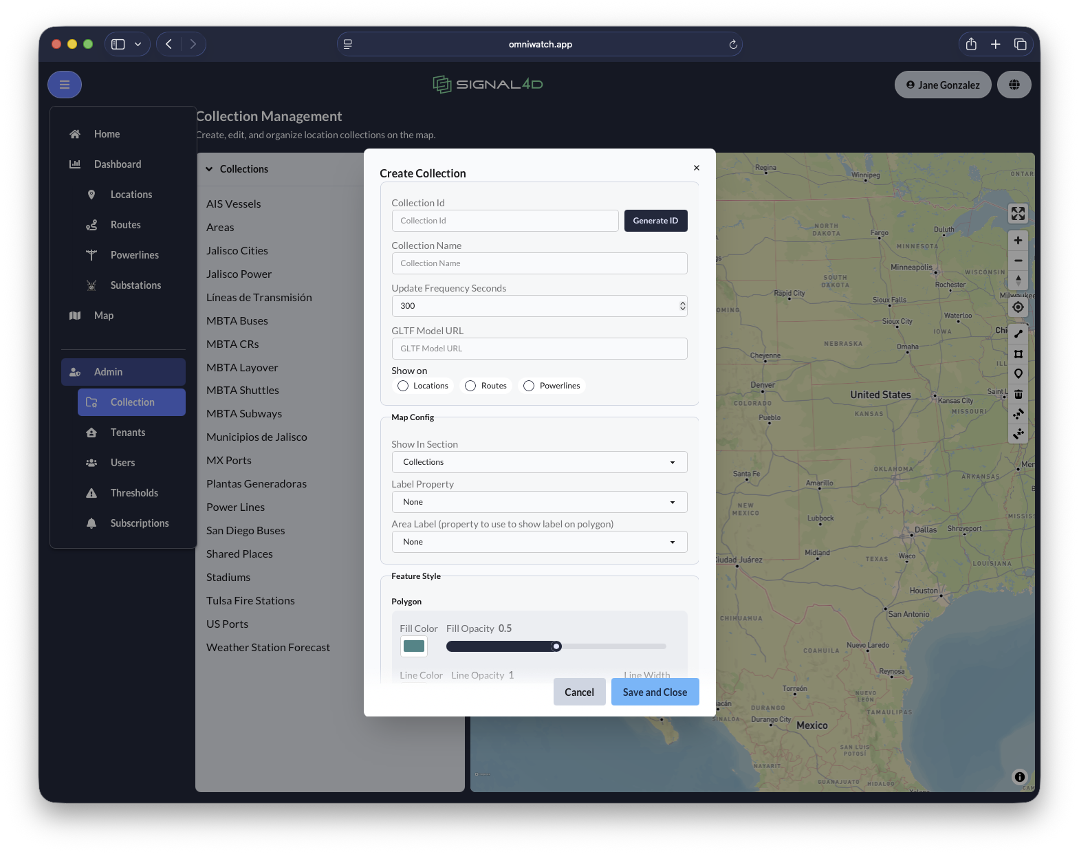 Collection and asset integration management