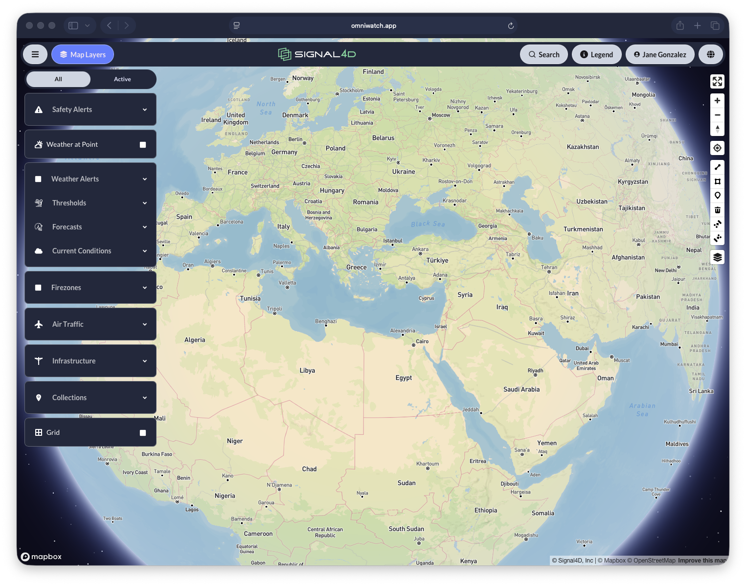 OmniWatch shared operating picture